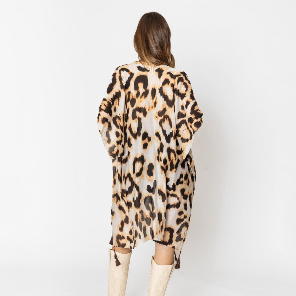 Large Spot Leopard Wrap