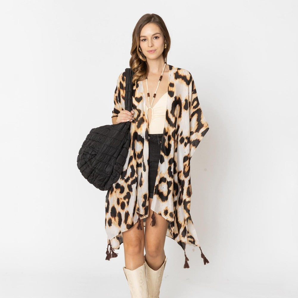 Large Spot Leopard Wrap