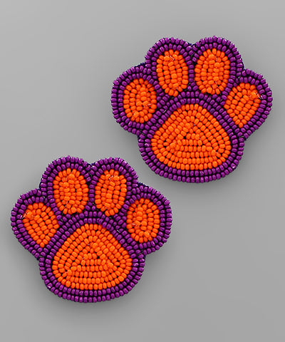 Tiger Paw Earrings