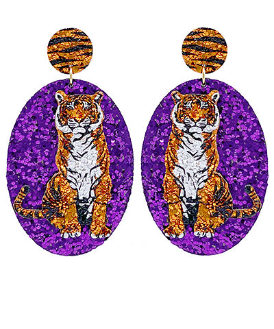 Tiger Sparkle Earring