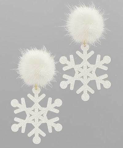 Snowflake Earring