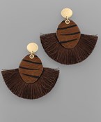 Tiger Fringe Earring