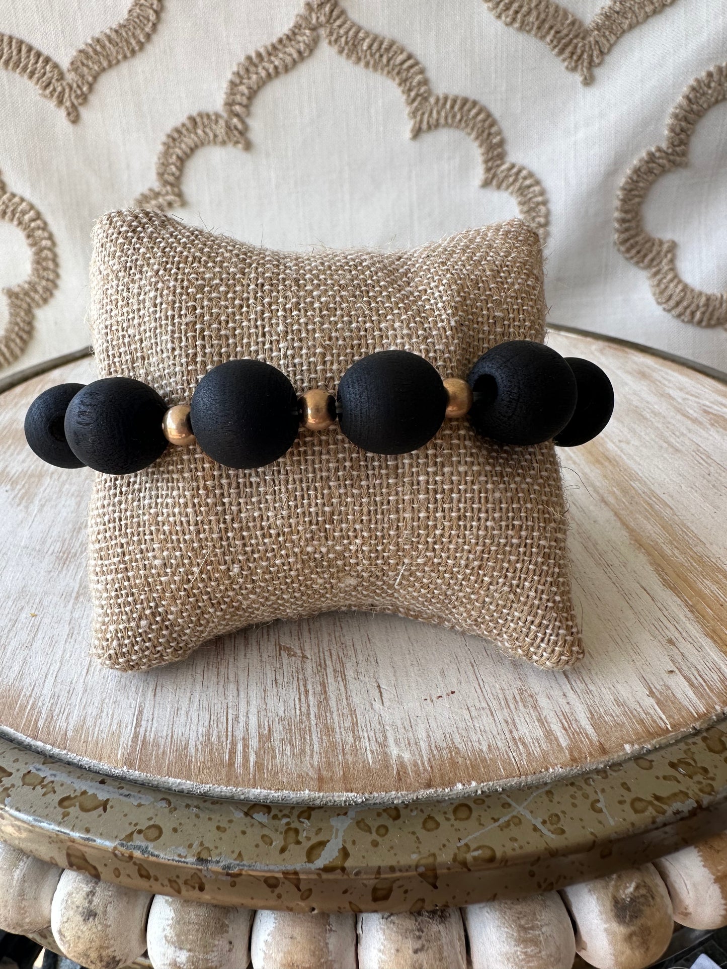 Wood Bead Bracelet