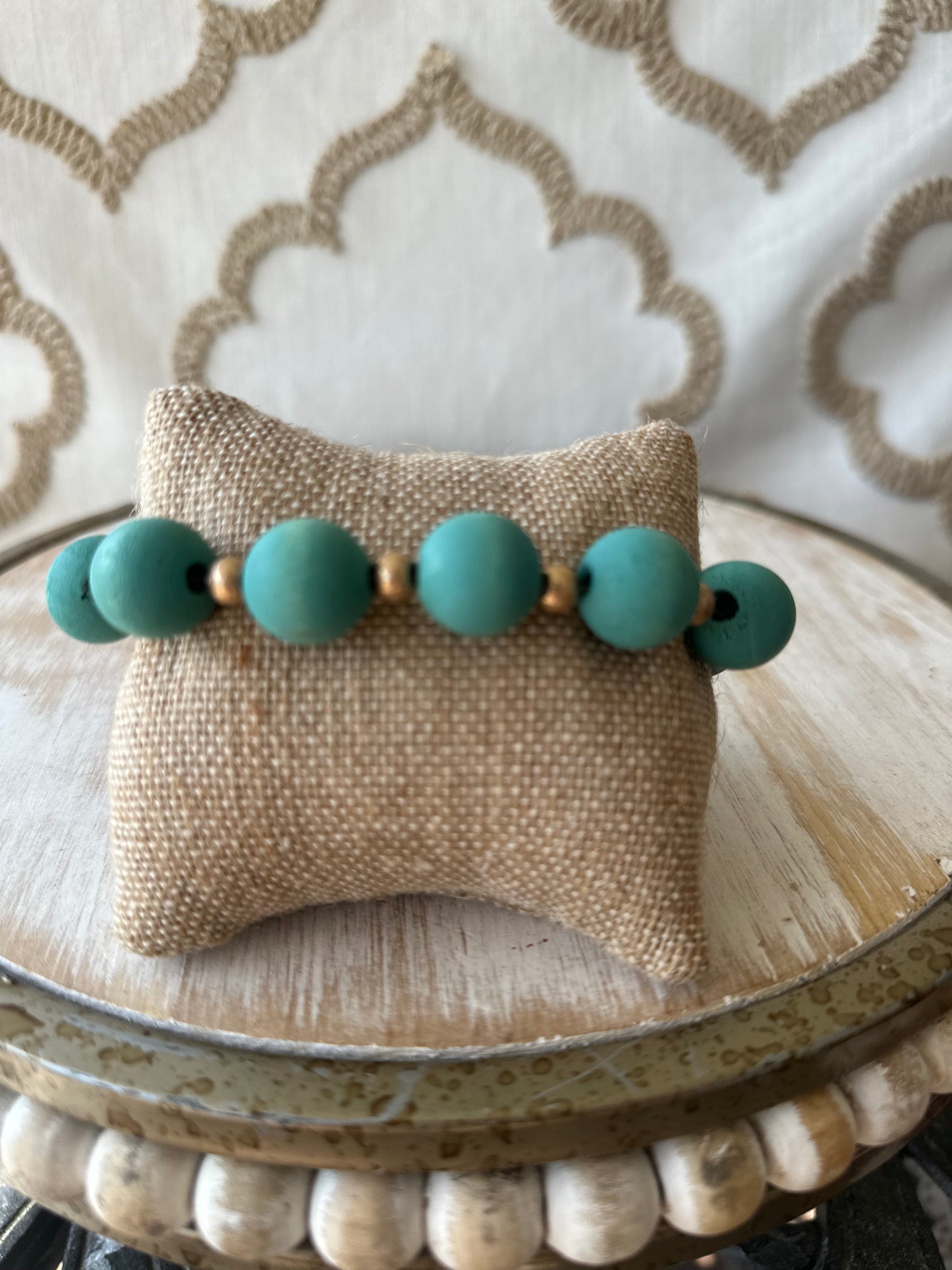 Wood Bead Bracelet