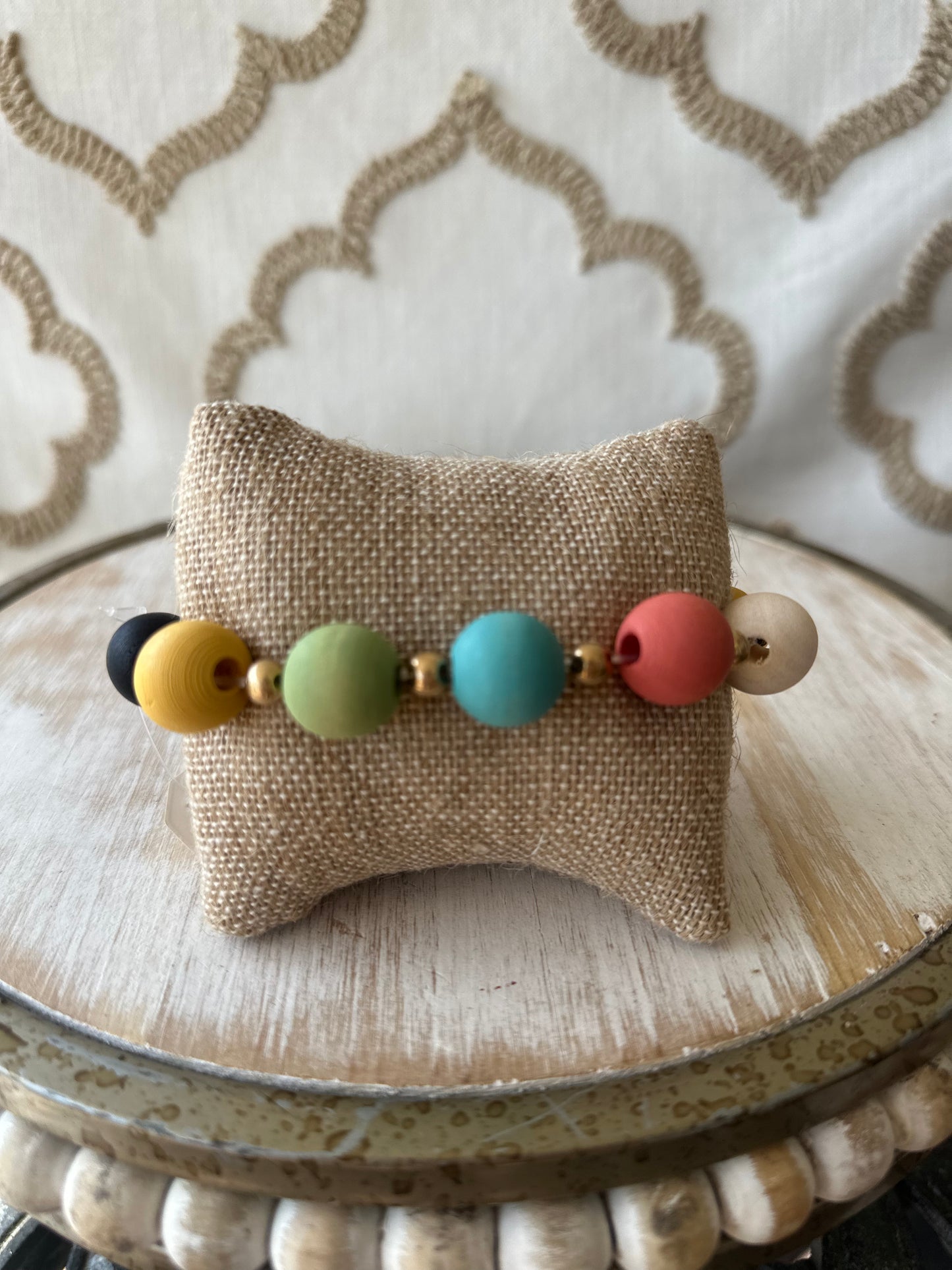 Wood Bead Bracelet